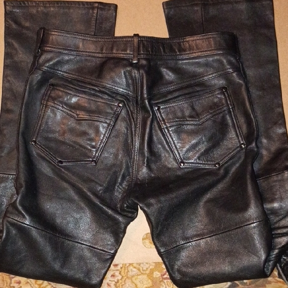 Polo Motorcycle Protective Leather Pants - Picture 2 of 3